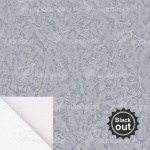 Рулонная штора «Мини» фурнитура Золотой дуб. Ткань коллекции «Шелк Blackout» Фарфор