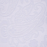 Рулонная штора «MGS» фурнитура Коричневая. Ткань коллекции «Арабеска» Белый