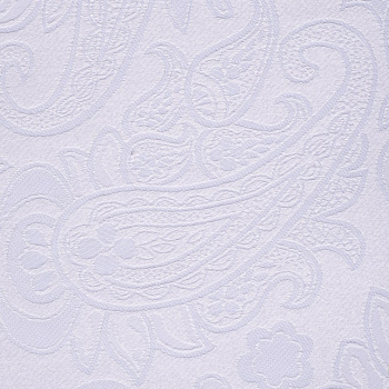 Рулонная штора «MGS» фурнитура Коричневая. Ткань коллекции «Арабеска» Белый