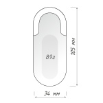 Отвес шнура цепи управления 89 г (Белый)