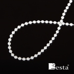 Цепь управления пластиковая 3,2х4,2 мм Besta Белая