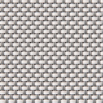 Рулонная штора «Toledo» ø28 фурнитура Белая. Ткань коллекции «Скрин Виши» Бело-серый