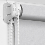 Рулонная штора «Мини» Шелк/Белый