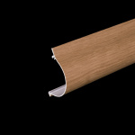 Кассета UNI алюминиевая L= 4 м Светлый дуб