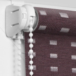 Рулонная штора «Мини» Квадро/Слива (73 х 170)