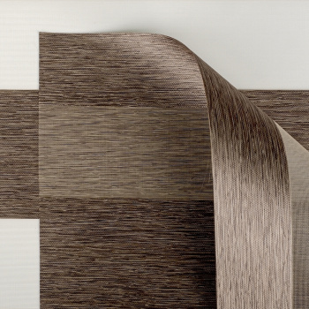 Ткань для рулонных штор «День-ночь» коллекция «Саванна» Корица