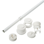 Карниз-кафе «Аризона» белый (12 мм 85-135)