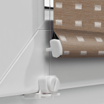 Рулонная штора «Мини» Квадро/Шоколад (90 х 170)