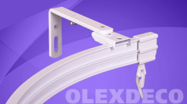 Гибкие настенные карнизы