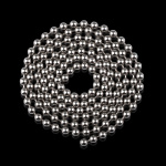 Цепь упр. металич. 4,5х6,0 мм Хром (Бобина 100 п.м.)