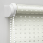 Рулонная штора «Стандарт» Квадро/Жемчуг (80 х 170)