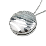 Клипса магнитная «Зебра» ø4,5 см для легкого и среднего веса штор с тросом 60 см (ХМ/Х)