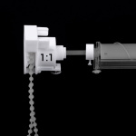 Привод вращения «Мадрид» 1:1 со стопорным кольцом 5х5 мм Белый (OLEXDECO)