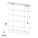 Вставка фиберглассовая 4 мм (Черный)