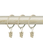 Кольцо 25 круглое с зажимом упак. 10 шт (БЗ)