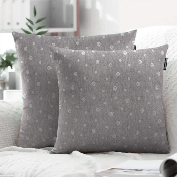 Подушка декоративная «Line Perle» «Lino» серый (Холлофайбер)