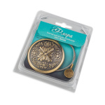 Клипса магнитная «Флора» ø7 см для тяжелого веса штор с тросом 30 см (А)