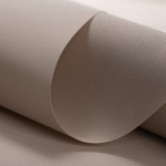 Рулонная штора «Toledo» ø28 фурнитура Хром. Ткань коллекции «Плэин» Бежевый