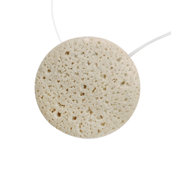 Магнит для штор «Вулканический камень» ø7 см для Л/С/Т веса с леской 30 см Кубинский песок (Olexdeco)