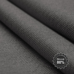 Римская штора черный подъемный механизм индивидуальный размер «Монро» Dim-out Графит