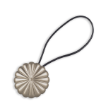 Клипса магнитная «Медуза» ø6 см усиленная на кожаном шнуре 30 см (ХМ)