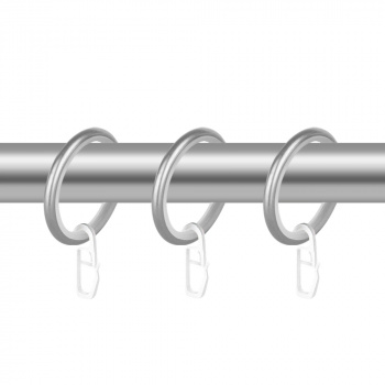 Кольцо 19 круглое с пластиком и крючком упак. 10 шт (ХМ)