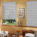 Рулонная штора «Мини День-ночь» Соло/Фарфор