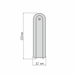 Отвес «Европа» 130 г. (Белый)