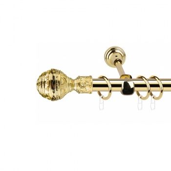 изображение однорядный стеновой карниз для штор «фаберже» на olexdeco.ru