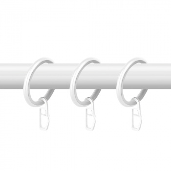 Кольцо 19 круглое с пластиком и крючком упак. 10 шт (БГ)