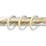 Кольцо 25 круглое с пластиком упак. 10 шт (БЗА)