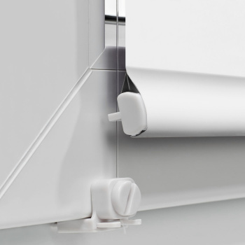 Рулонная штора «Мини» Селена Blackout/Белый 