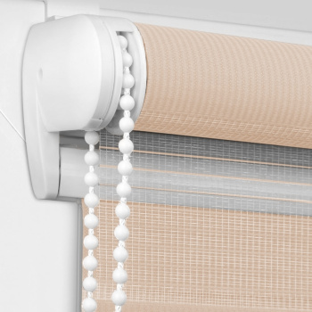 Рулонная штора «Мини День-ночь» Соло/Шампань 