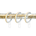 Кольцо 19 круглое с пластиком и крючком упак. 10 шт (БЗА)