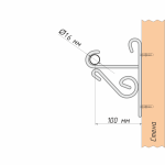 Кронштейн «Винтаж I» (16 БЗ)
