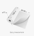 Французская штора тюль «Батист» Белоснежный