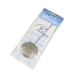 Клипса магнитная «Ривьера» ø6 см для легкого и среднего веса штор с тросом 38 см (ХМ)