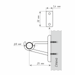 Кронштейн «Мини» (8-10 ХМ)
