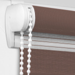 Рулонная штора «Мини День-ночь» Соло/Мокка