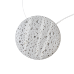 фото магнит для штор «вулканический камень» ø7 см для л/с/т веса с леской 30 см светло-серый в интернет-магазине Олексдеко