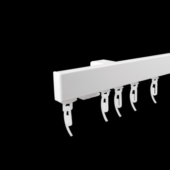 изображение профильный карниз для штор «универсал» белый на olexdeco.ru