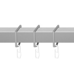 Кольцо «Квадро» с крючком упак. 10 шт (20х20 ХМ)