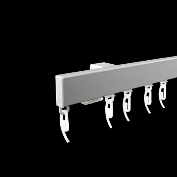 изображение профильный карниз для штор «универсал» серый на olexdeco.ru