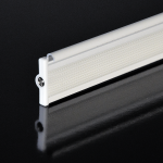 Заглушка дополнительного профиля «Твинс» с саморезом (Белый)