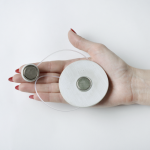 фото магнит для штор «вулканический камень» ø7 см для л/с/т веса с леской 30 см платина в интернет-магазине Олексдеко