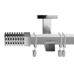 Однорядный потолочный карниз для штор «Зебрано» (20 НС 200)