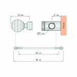 Мини-карниз «Морано» (10 А 80)