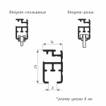 Профиль «Европа» (Упак. L= 6 м Белый)
