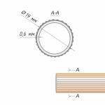 Труба рифленая 19 мм (А 240)