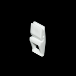 Стопор для профиля «Отель» Белый (Пластик)